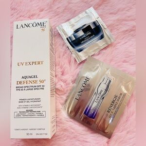 Lancôme UV Expert Aquagel Defense 50 - White With Skincare Sample Set